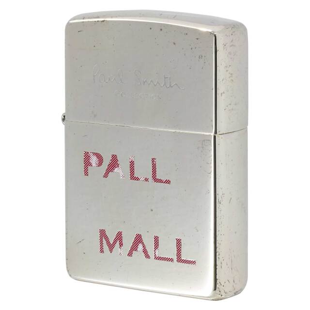 絶版/ヴィンテージ Zippo ジッポー 中古 2002年製造 ZIPPO Paul Smith Collection ポール・スミス コレクション Pall Mall  [A]使用感少なく状態が良い
