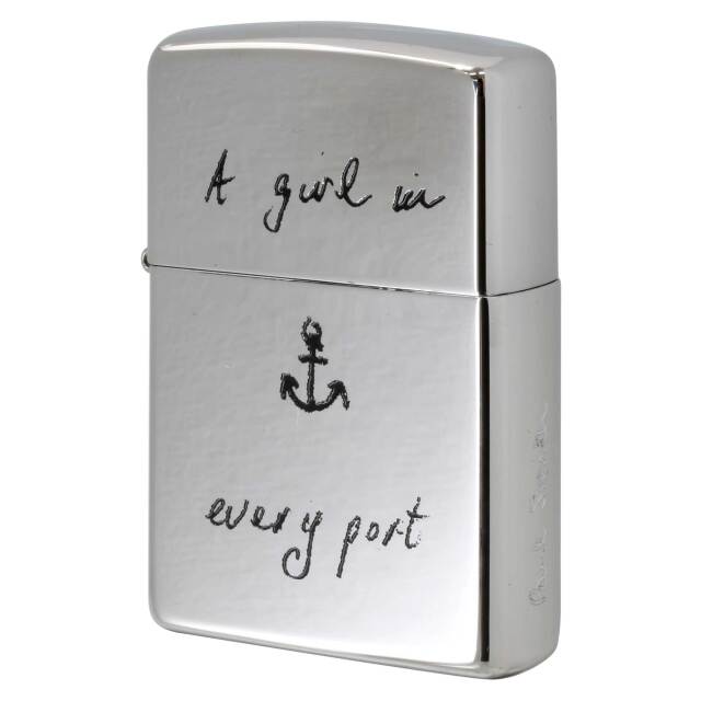 絶版/ヴィンテージ Zippo ジッポー 中古 2012年製造 ZIPPO Paul Smith ポール・スミス 錨 アンカー  [S]ほぼ新品同様