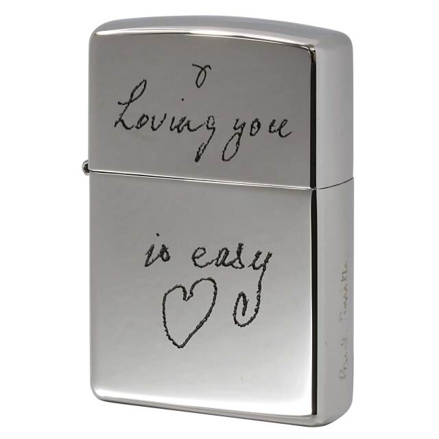 絶版/ヴィンテージ Zippo ジッポー 中古 2012年製造 ZIPPO Paul Smith ポール・スミス Loving you is easy  [S]ほぼ新品同様