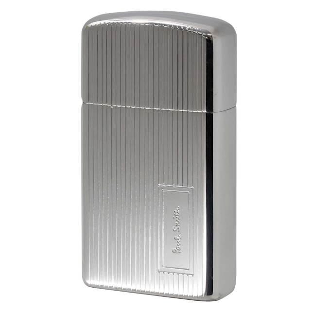 絶版/ヴィンテージ Zippo ジッポー 中古 2000年製造 ZIPPO Paul Smith ポール・スミス スリム アルミケース SLIM Aluminum case エンジンタン  [S]ほぼ新品同様