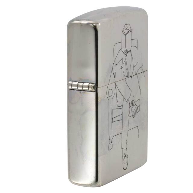 絶版/ヴィンテージ Zippo ジッポー 中古 2003年製造ZIPPO Paul Smith