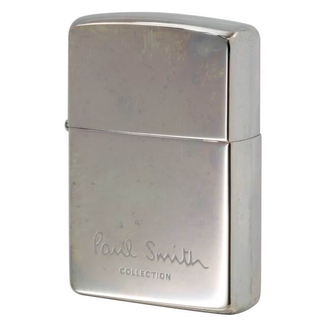 絶版/ヴィンテージ Zippo ジッポー 中古 2003年製造 ZIPPO Paul Smith Collection ポール・スミス コレクション ロゴ バレル  [A]使用感少なく状態が良い