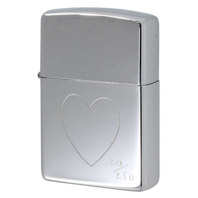 絶版/ヴィンテージ Zippo ジッポー 中古 1994年製造 ZIPPO Paul Smith ポール・スミス ハート シリアル番号 30/250  [S]ほぼ新品同様