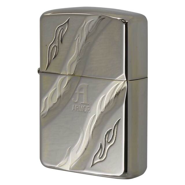 絶版/ヴィンテージ Zippo ジッポー 中古 2003年製造ARMOR TRIVAL