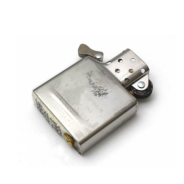 絶版/ヴィンテージ Zippo ジッポー 中古 2003年製造ARMOR TRIVAL