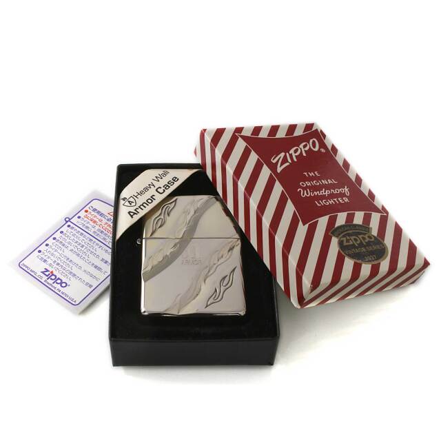 絶版/ヴィンテージ Zippo ジッポー 中古 2003年製造ARMOR TRIVAL