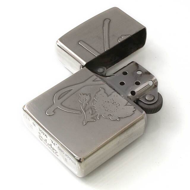絶版/ヴィンテージ Zippo ジッポー 中古 1993年製造KENZO 薔薇