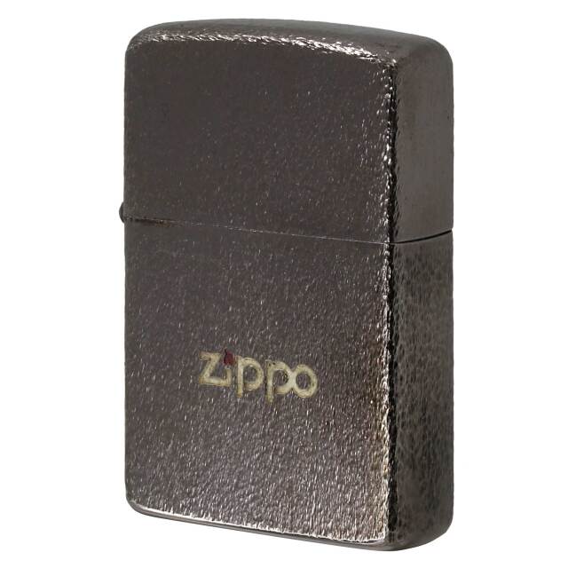 絶版/ヴィンテージ Zippo ジッポー 中古 1981年製造 ハンマートーン ZIPPO LOGO  [B]使用感ありやや傷汚れあり