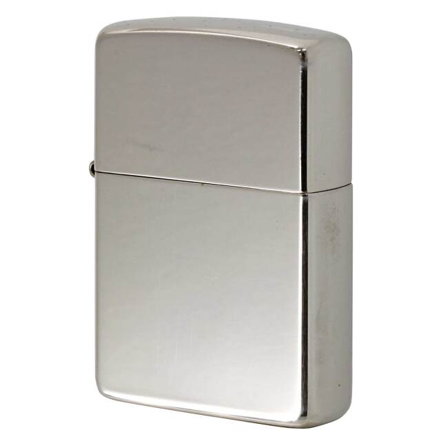 絶版/ヴィンテージ Zippo ジッポー 中古 2000年製造 純銀 スターリングシルバー 925 Sterling Silver ポリッシュ 鏡面 無地 No.15  [S]ほぼ新品同様