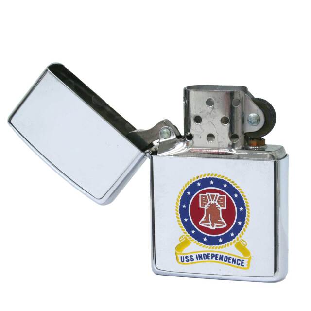 絶版/ヴィンテージ Zippo ジッポー 中古 1991年製造アメリカ海軍 USS 