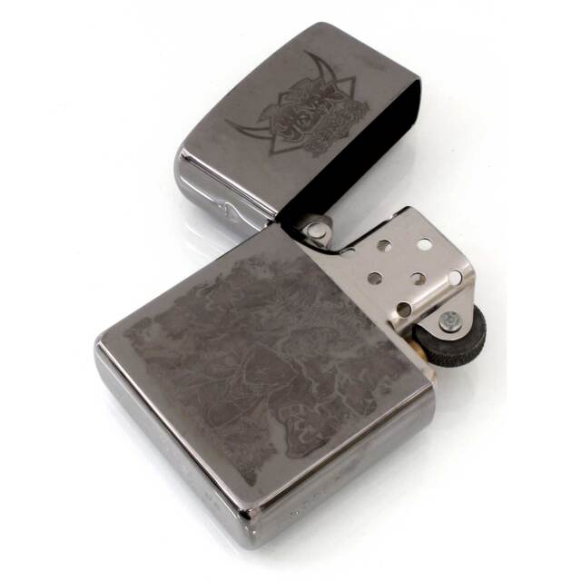 絶版/ヴィンテージ Zippo ジッポー 中古 2005年製造鬼浜爆走