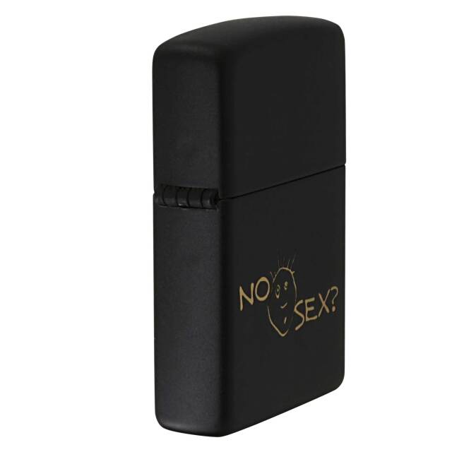 しっぽ Zippo ジッポー 無地 ブラック クラッカル Black Crackle 236 メール便