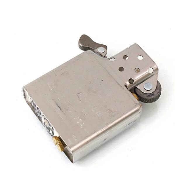 絶版/ヴィンテージ Zippo ジッポー 中古 2004年製造NO SEX？ ブラック