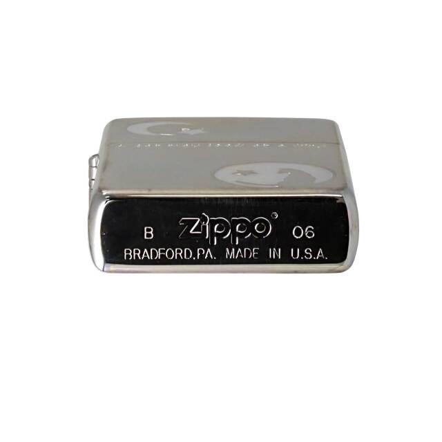 絶版/ヴィンテージ Zippo ジッポー 中古 2006年製造Cat＆Moon 月と猫