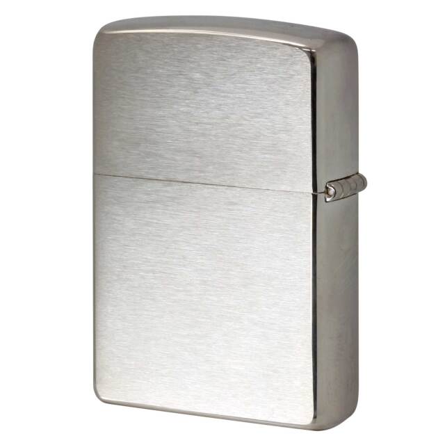 絶版/ヴィンテージ Zippo ジッポー 中古 2005年製造シルバー プレート