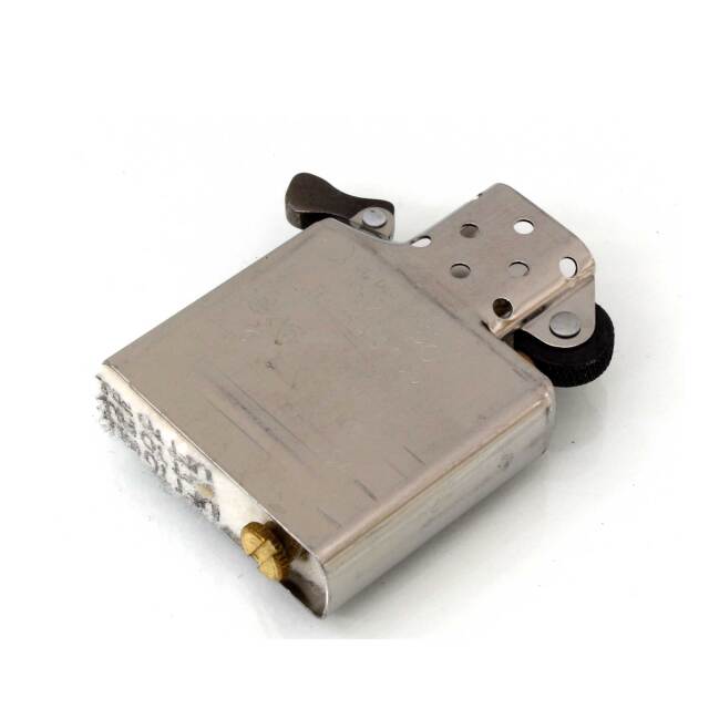 絶版/ヴィンテージ Zippo ジッポー 中古 2005年製造シルバー プレート