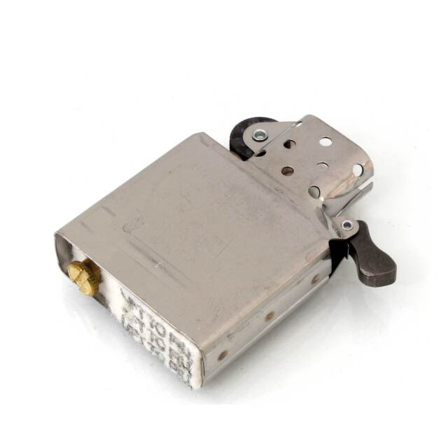 絶版/ヴィンテージ Zippo ジッポー 中古 2005年製造シルバー プレート