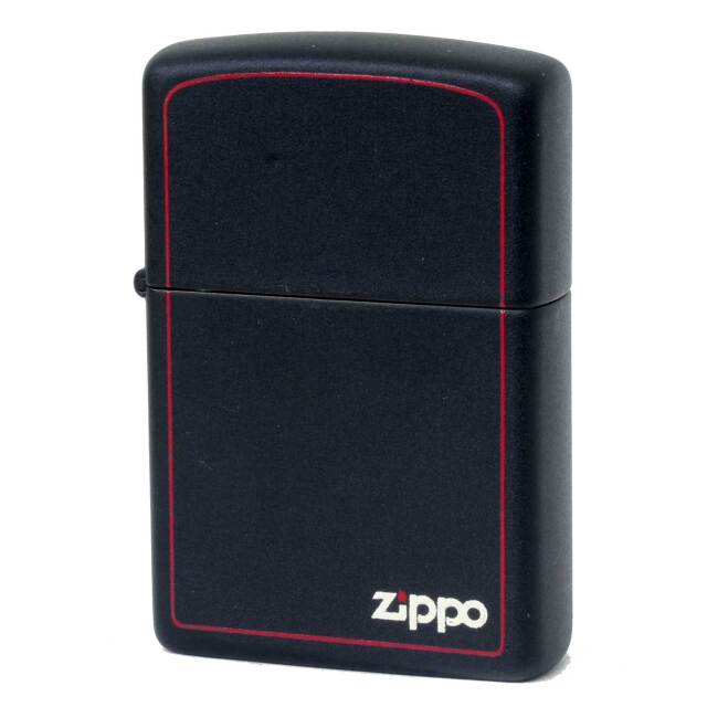 絶版/ヴィンテージ Zippo ジッポー 中古 製造年不明 Black Z-Boader 218ZB  [S]ほぼ新品同様