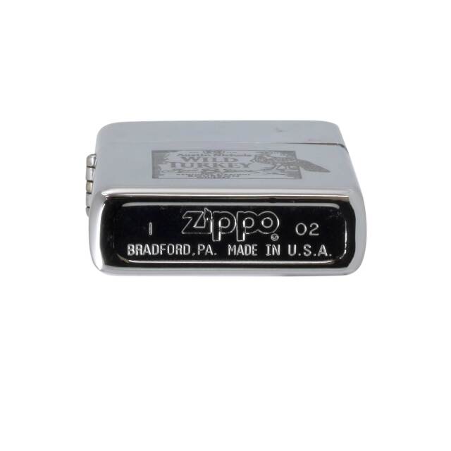 絶版/ヴィンテージ Zippo ジッポー 中古 2002年製造ワイルドターキー 8