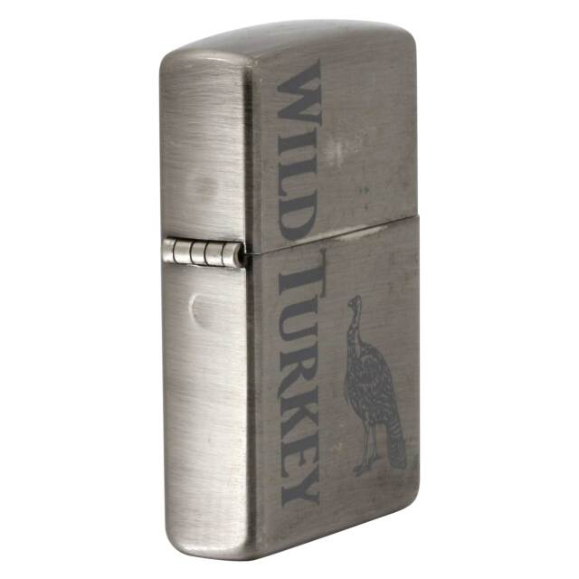 絶版/ヴィンテージ Zippo ジッポー 中古 2001年製造WILD TURKEY