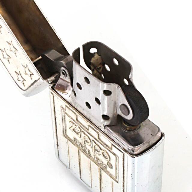 最終値下げ THE NORTH FACE Zippo ライター 1991年製 絶版/ヴィンテージ Zippo ジッポー 中古 1991年製造アメリカ国旗 ZIPPO