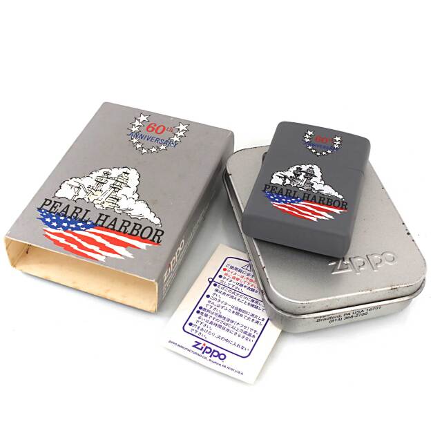絶版/ヴィンテージ Zippo ジッポー 中古 2001年製造PEARL HARBOR 60th