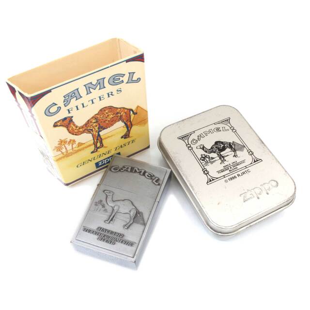 絶版/ヴィンテージ Zippo ジッポー 中古 1997年製造タバコ銘柄