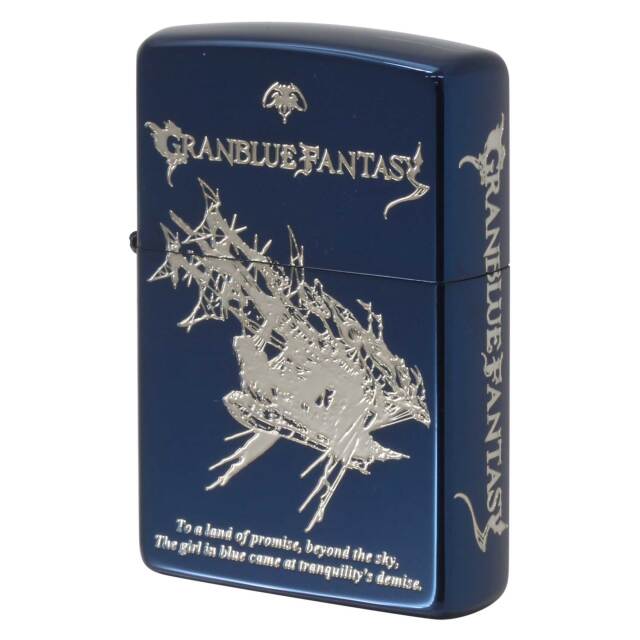 絶版/ヴィンテージ Zippo ジッポー 中古 2016年製造 グランブルーファンタジー GRANDBLUE FANTASY グランサイファー  [S]ほぼ新品同様