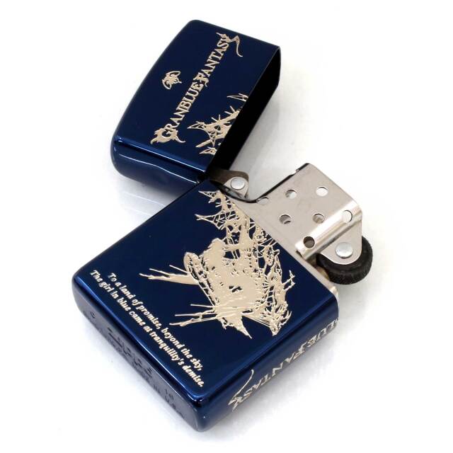 絶版/ヴィンテージ Zippo ジッポー 中古 2016年製造グランブルー