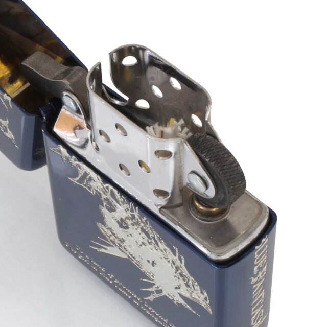 絶版/ヴィンテージ Zippo ジッポー 中古 2016年製造グランブルー