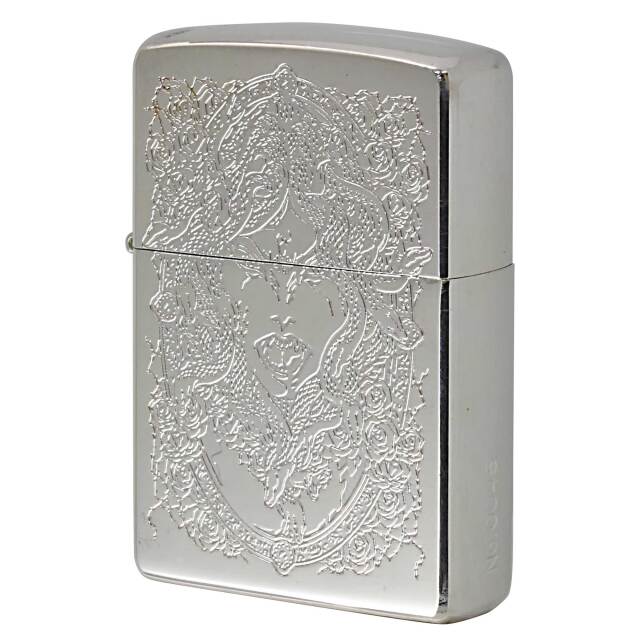 絶版/ヴィンテージ Zippo ジッポー 中古 2007年製造 ギリシア神話 メドゥーサ No.0045  [S]ほぼ新品同様