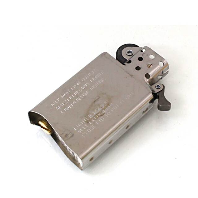 絶版/ヴィンテージ Zippo ジッポー 中古 2005年製造スリム 純銀ハート