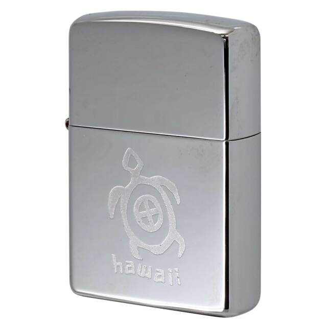 絶版/ヴィンテージ Zippo ジッポー 中古 2004年製造 Hawaii ハワイ ホヌ ウミガメ  [A]使用感少なく状態が良い