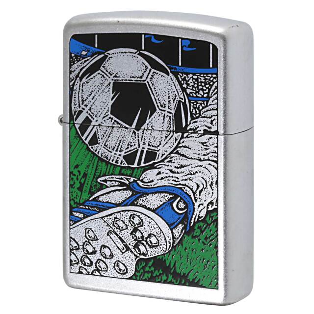 絶版/ヴィンテージ Zippo ジッポー 中古 2006年製造 Barrett Smythe Soccer バレット・スマイス サッカー  [S]ほぼ新品同様