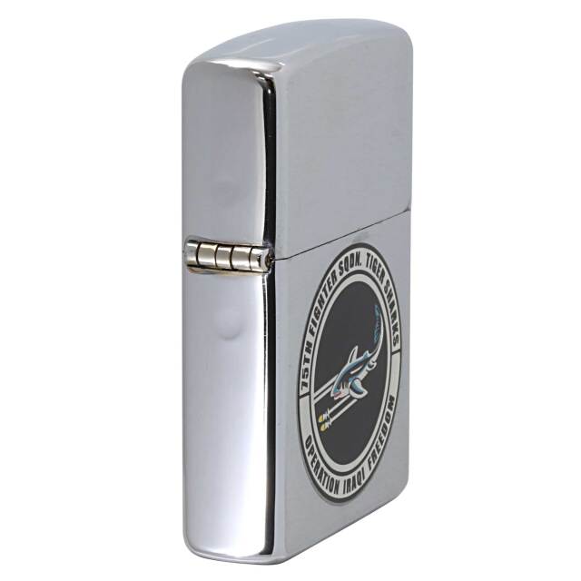 絶版/ヴィンテージ Zippo ジッポー 中古 2004年製造アメリカ空軍 第75