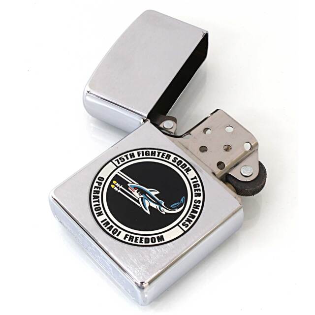 絶版/ヴィンテージ Zippo ジッポー 中古 2004年製造アメリカ空軍 第75