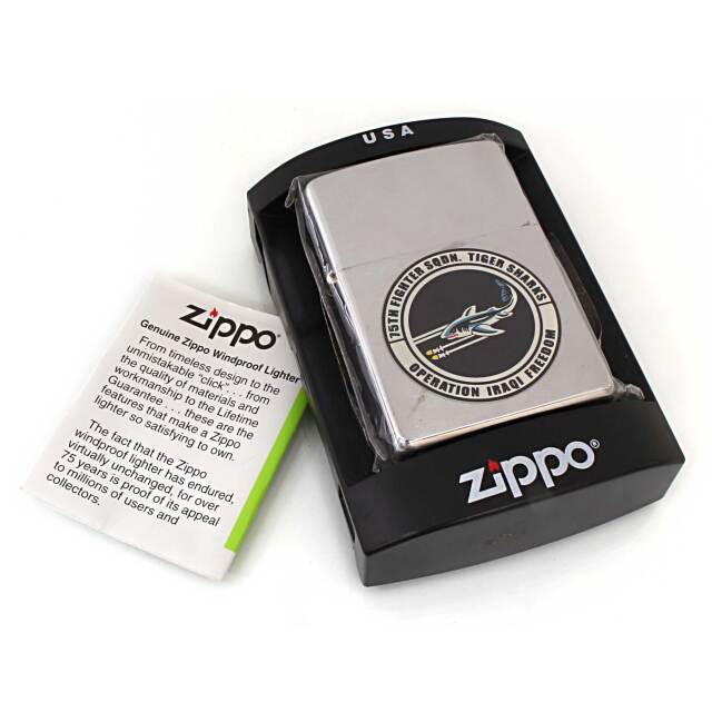 絶版/ヴィンテージ Zippo ジッポー 中古 2004年製造アメリカ空軍 第75