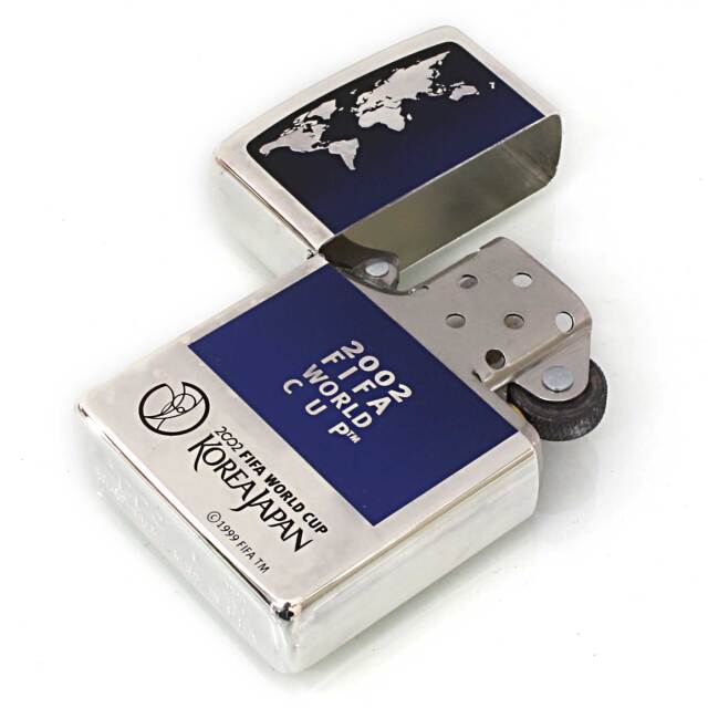 絶版/ヴィンテージ Zippo ジッポー 中古 2000年製造2002 FIFA WORLDCUP