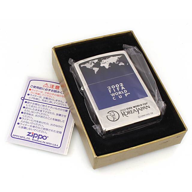 絶版/ヴィンテージ Zippo ジッポー 中古 2000年製造2002 FIFA WORLDCUP