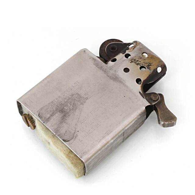 絶版/ヴィンテージ Zippo ジッポー 中古 1981年製造BONDED ガソリン