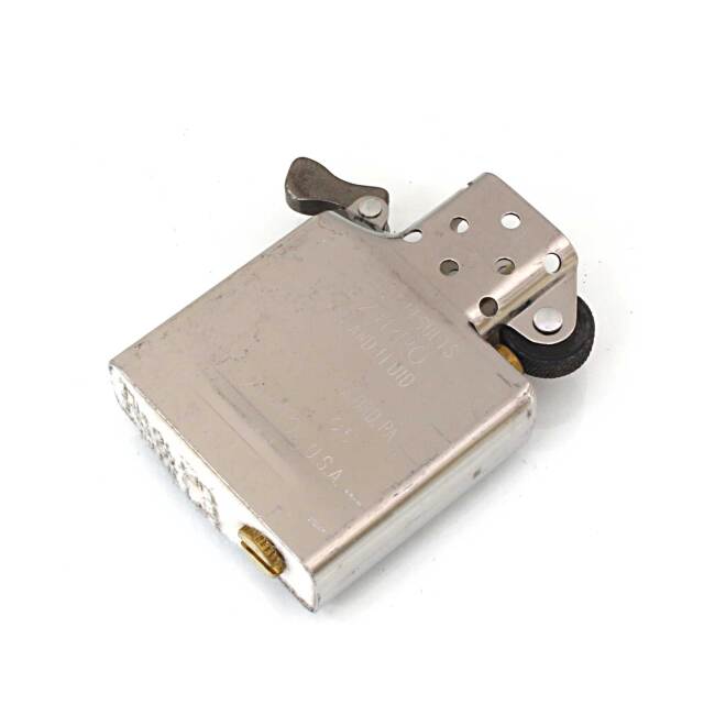 絶版/ヴィンテージ Zippo ジッポー 中古 2006年製造チェックドスカル