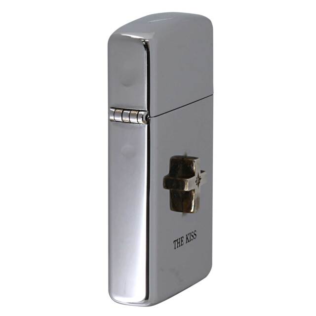 絶版/ヴィンテージ Zippo ジッポー 中古 2000年製造スリム THE KISS