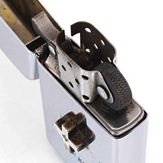 絶版/ヴィンテージ Zippo ジッポー 中古 2000年製造スリム THE KISS