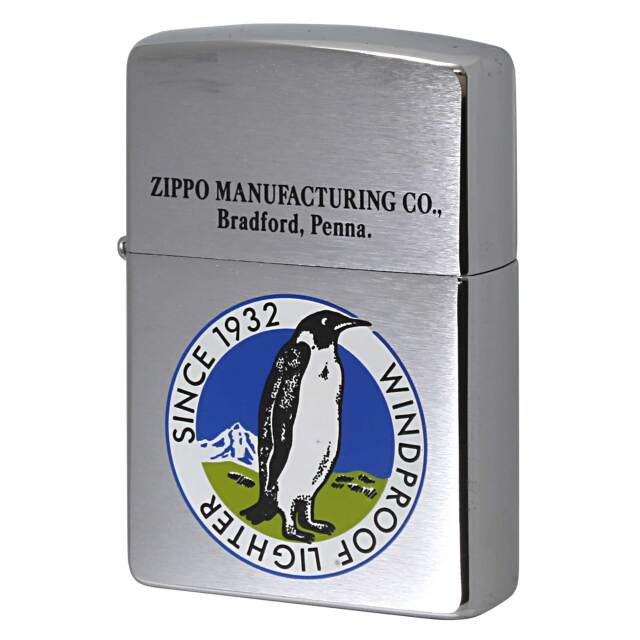 絶版/ヴィンテージ Zippo ジッポー 中古 2006年製造 WIND PROOF LIGHTER SINC1932 ペンギン  [S]ほぼ新品同様