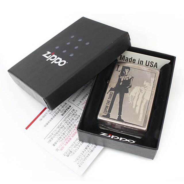 絶版/ヴィンテージ Zippo ジッポー 中古 2004年製造ルパン三世 ミラー
