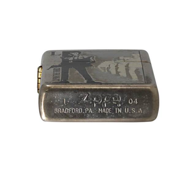 絶版/ヴィンテージ Zippo ジッポー 中古 2004年製造ルパン三世 ミラー