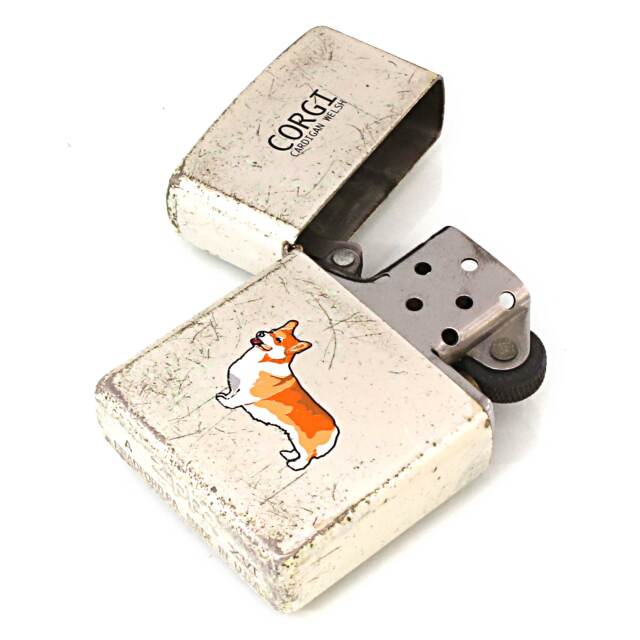 絶版/ヴィンテージ Zippo ジッポー 中古 2000年製造コーギー CORGI