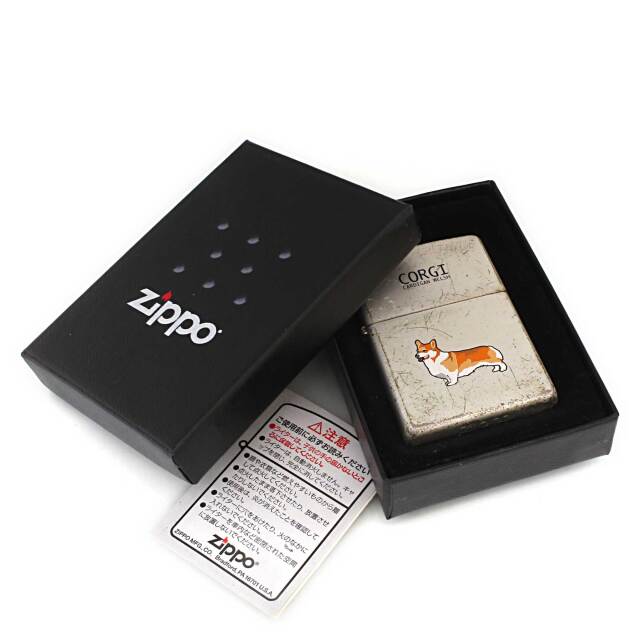 絶版/ヴィンテージ Zippo ジッポー 中古 2000年製造コーギー CORGI