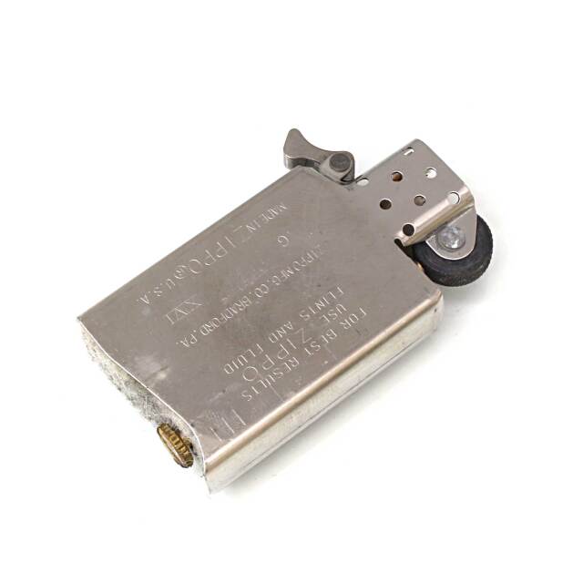 絶版/ヴィンテージ Zippo ジッポー 中古 2000年製造木巻きスリム Zippo