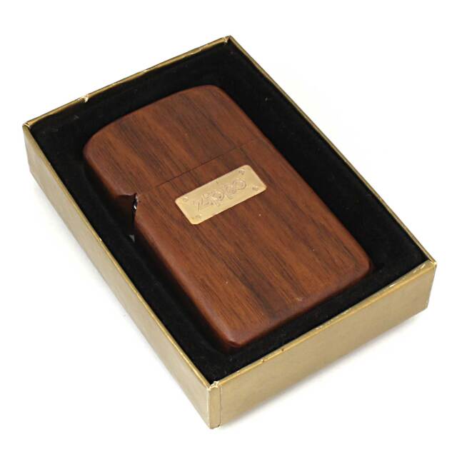絶版/ヴィンテージ Zippo ジッポー 中古 2000年製造木巻きスリム Zippo